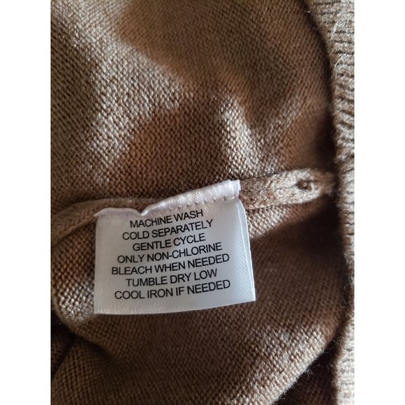 WEATHERPROOF VINTAGE SWEATER MENS SIZE X LARGE CAMEL TAN - Picture 7 of 8